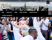 Tablet Screenshot of latinolife.com
